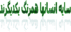  سایه انسانها همرنگ یکدیگرند